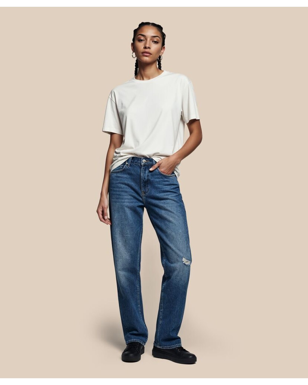T-shirts UNTAGGED MOVEMENT UM T-Shirt (OCS) 
Loose Fit Unisex voor bedrukking &amp; borduring