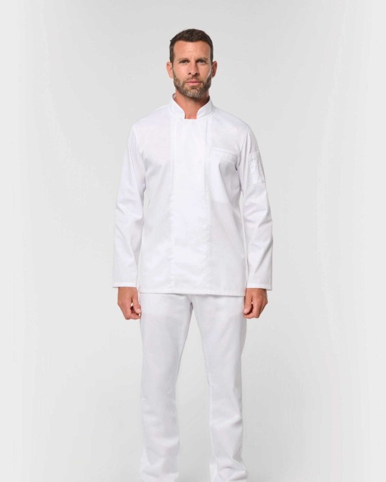 Vestes personnalisable Wk. Designed To Work Veste de cuisine écoresponsable et respirante manches longues unisexe
