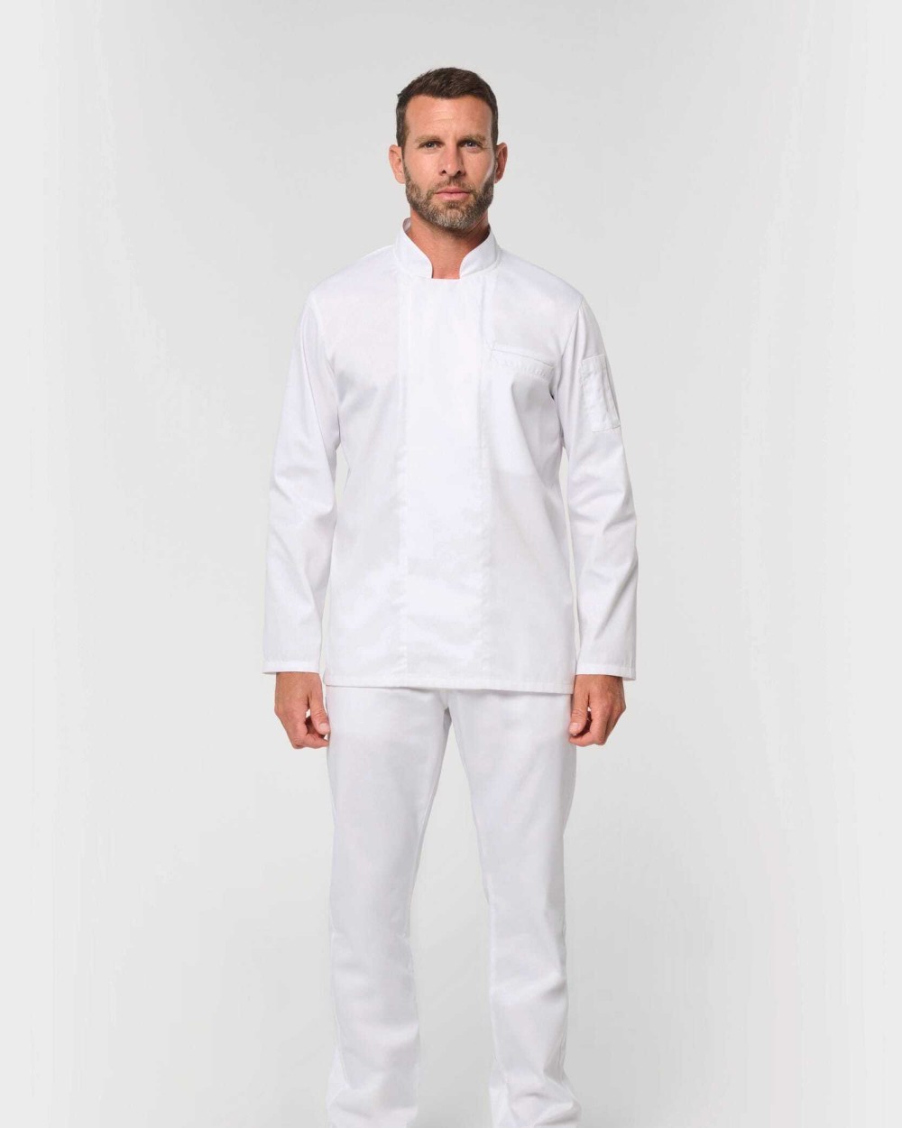 Vestes personnalisable WK. DESIGNED TO WORK Veste de cuisine écoresponsable et respirante manches longues unisexe