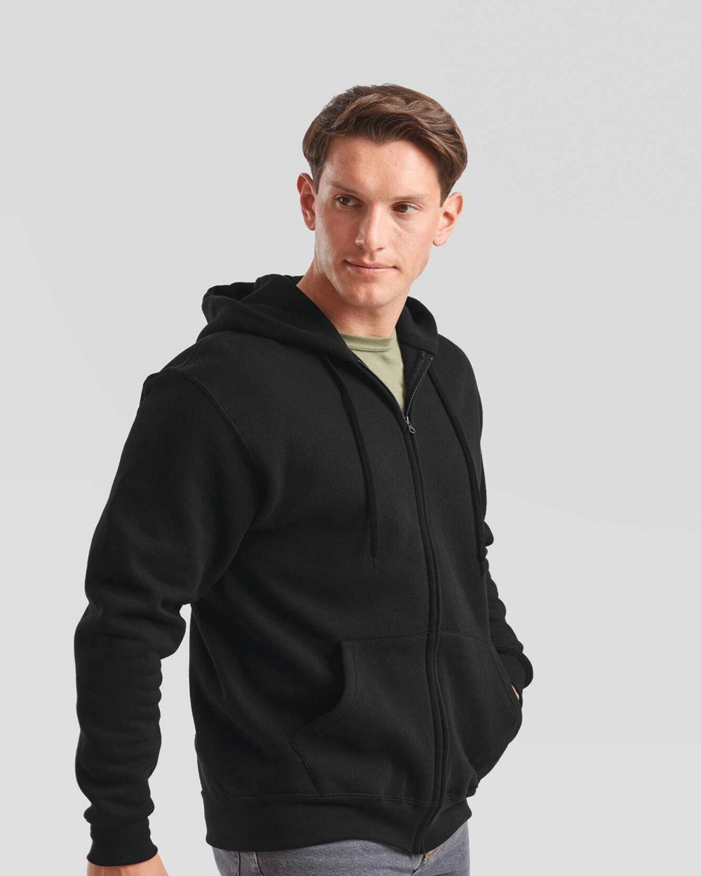 Sweaters & hoodies FOL Classic Sweatvest met capuchon (62-062-0) voor bedrukking &amp; borduring