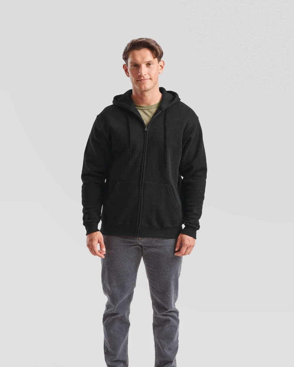 Sweaters & hoodies FOL Classic Sweatvest met capuchon (62-062-0) voor bedrukking &amp; borduring