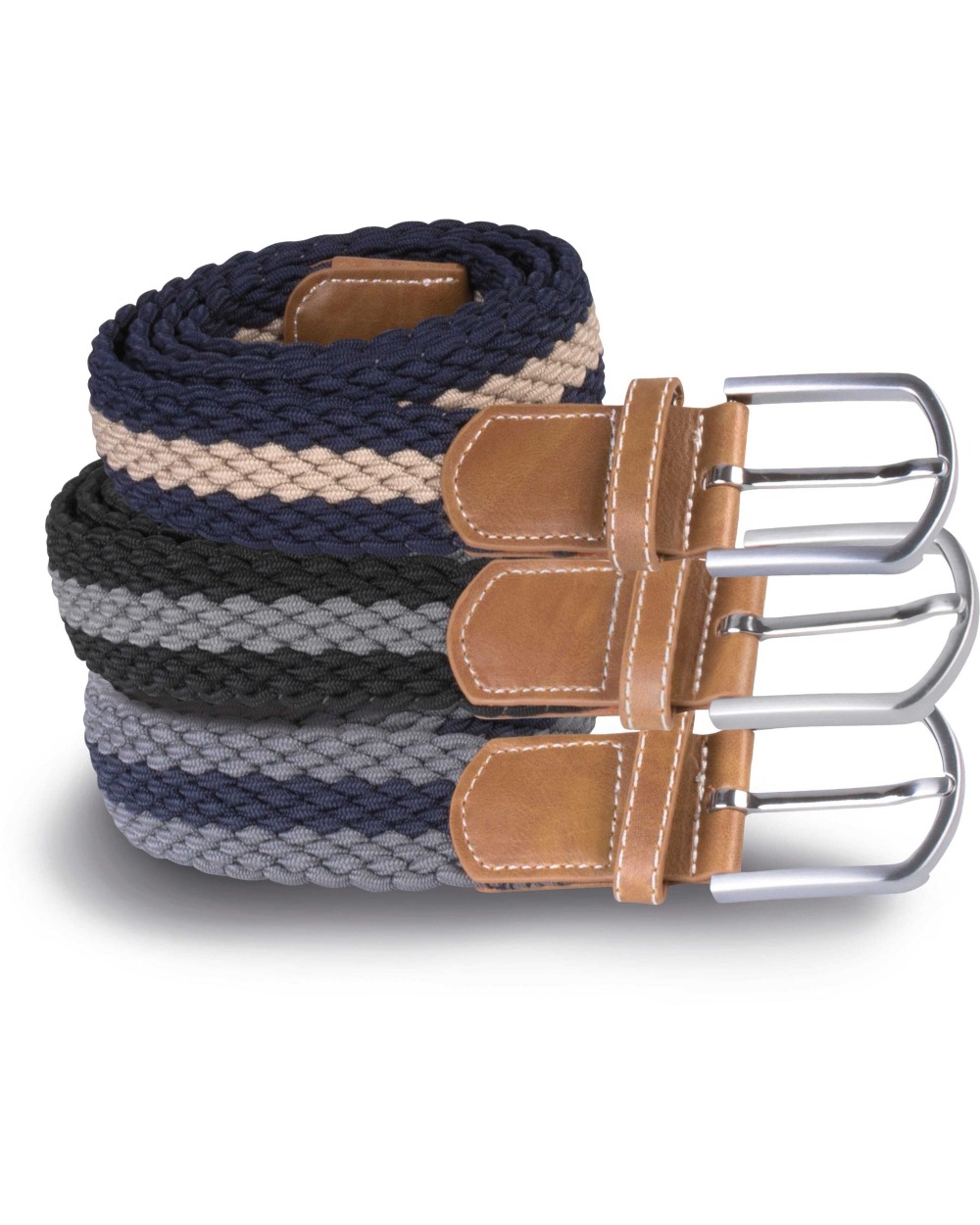 Accessoires personnalisable K-UP Ceinture tressée élastiquée