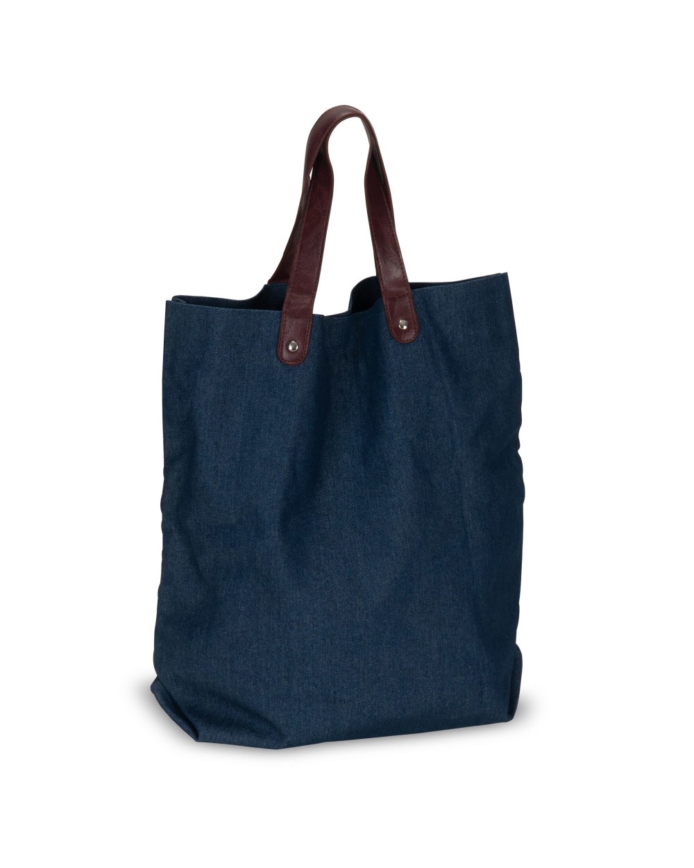 Tassen & Zakken 4DO Boodschappentas canvas Denim 310g/m² 42x13x43cm voor bedrukking &amp; borduring