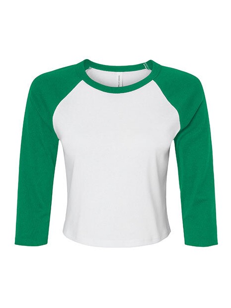 BELLA-CANVAS Women's Micro Rib 3/4 Raglan Baby Tee /api/colors/97c45853-b6ec-4ce3-a738-4412d015d91c personnalisable
