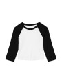 BELLA-CANVAS Women's Micro Rib 3/4 Raglan Baby Tee /api/colors/f7bbab39-eed0-4e10-a2bb-e238550dbaf8 personnalisable