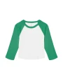 T-Shirts personnalisable BELLA-CANVAS Women's Micro Rib 3/4 Raglan Baby Tee
