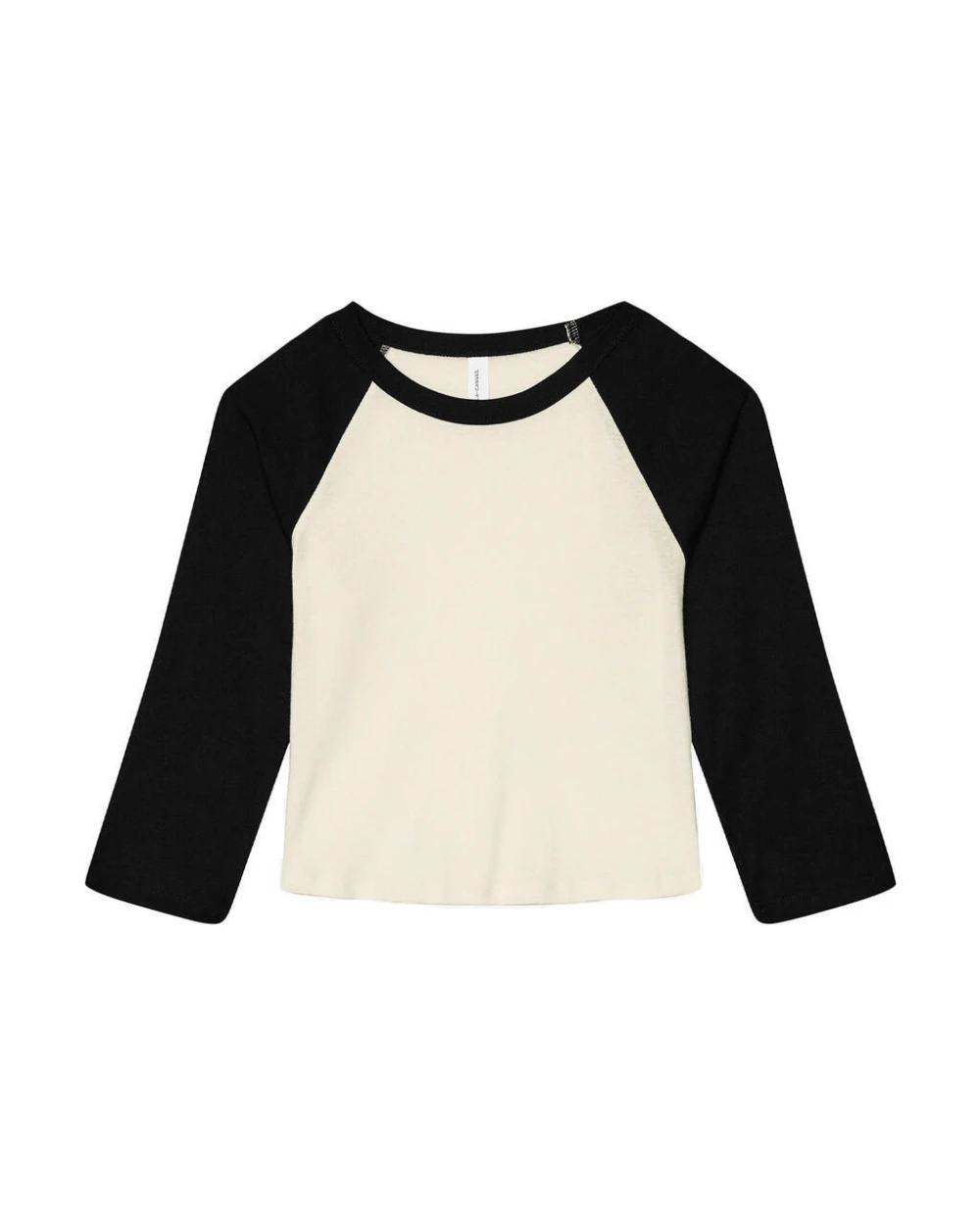 T-Shirts personnalisable BELLA-CANVAS Women's Micro Rib 3/4 Raglan Baby Tee