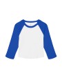 T-Shirts personnalisable BELLA-CANVAS Women's Micro Rib 3/4 Raglan Baby Tee