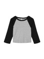 BELLA-CANVAS Women's Micro Rib 3/4 Raglan Baby Tee /api/colors/96ad4e26-852a-428a-a5aa-103c2fdd6515 personnalisable