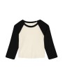 BELLA-CANVAS Women's Micro Rib 3/4 Raglan Baby Tee T-Shirts personalisierbar