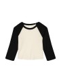 BELLA-CANVAS Women's Micro Rib 3/4 Raglan Baby Tee /api/colors/63e06a2f-1a57-4e61-b4dd-0c6e0b64741e personnalisable