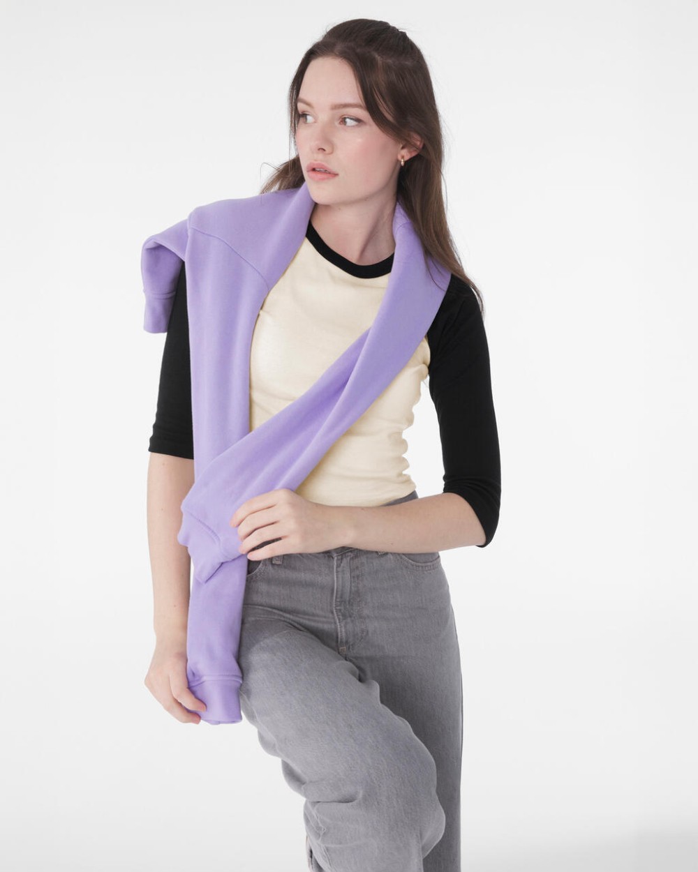 BELLA-CANVAS Women's Micro Rib 3/4 Raglan Baby Tee T-Shirts personalisierbar