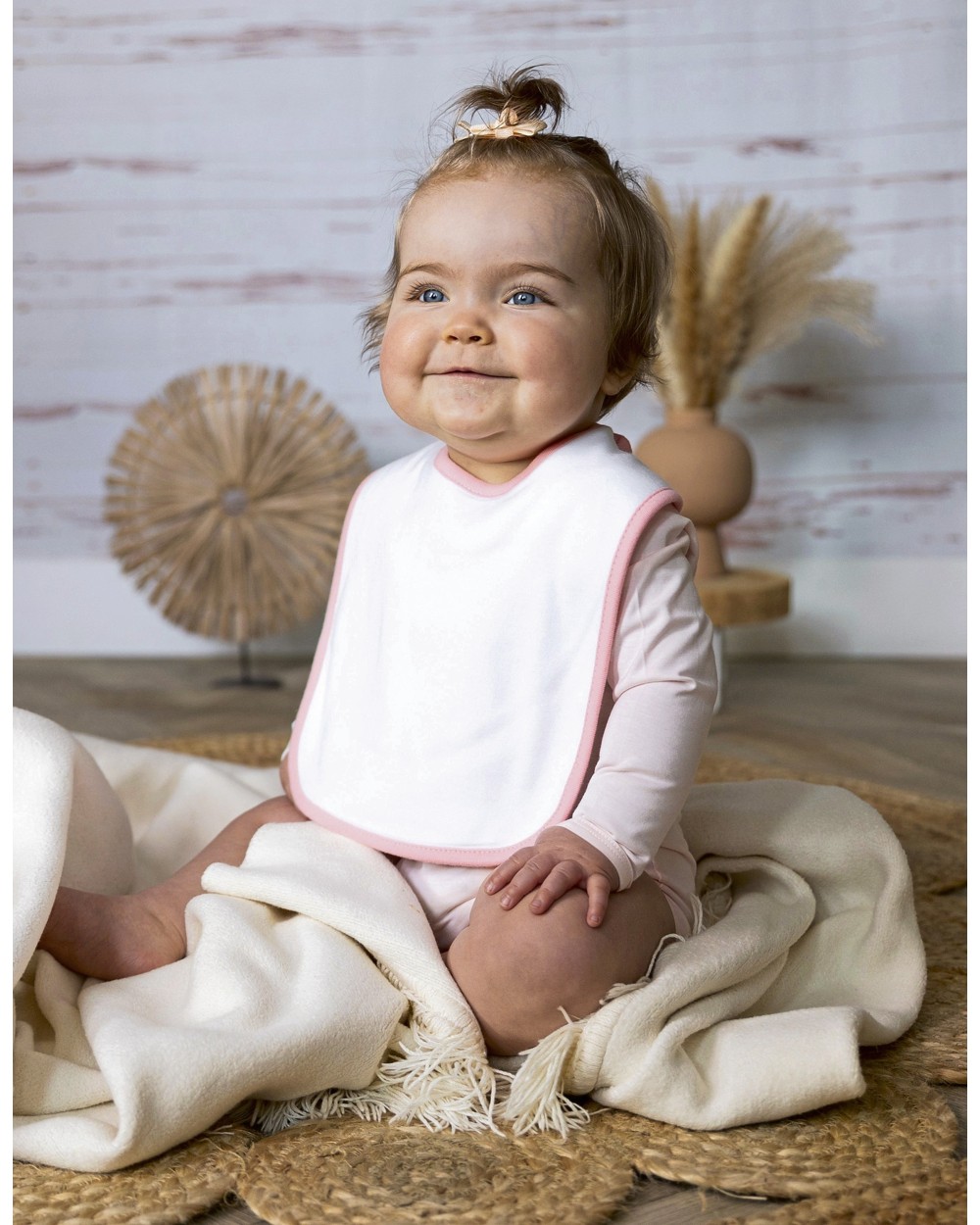 Baby artikelen LINK KIDS WEAR Baby Bib Double Layer voor bedrukking &amp; borduring