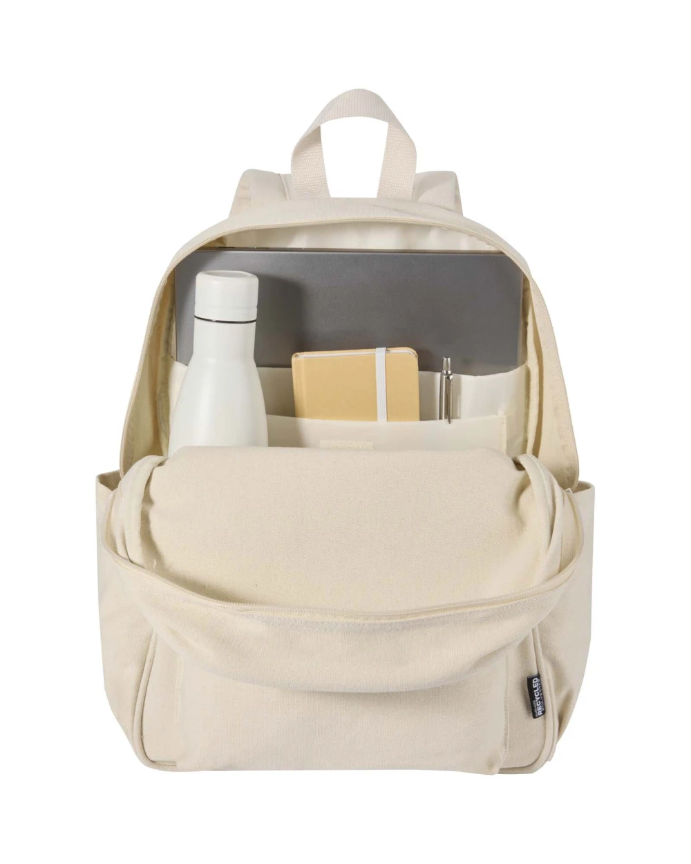 4DO Recanvas 15,6” GRS recycelter City-Rucksack 16L Taschen personalisierbar