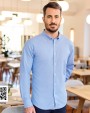 Hemden VELILLA MEN'S LONG-SLEEVE STRETCH OXFORD SHIRT voor bedrukking &amp; borduring
