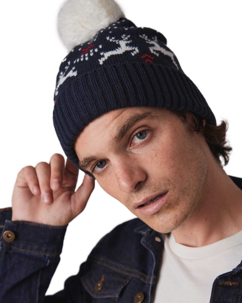Bonnets personnalisable K-UP Bonnet de Noël motifs rennes