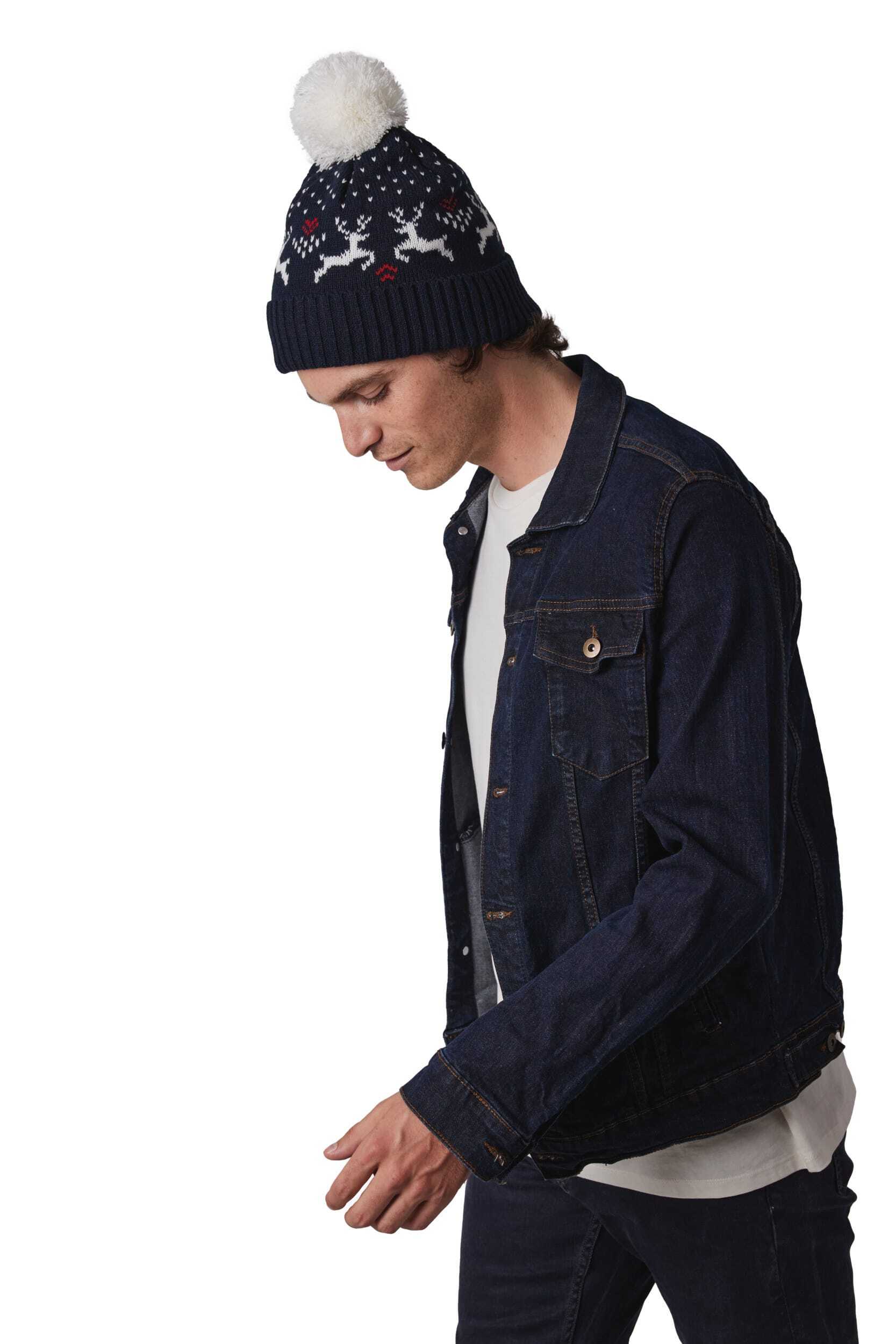 Bonnets personnalisable K-UP Bonnet de Noël motifs rennes
