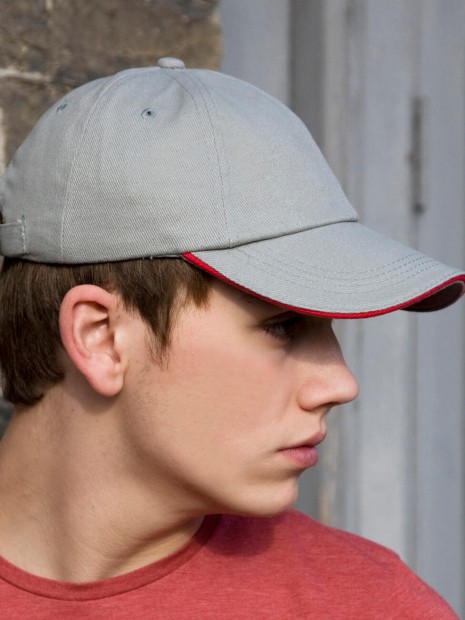 Casquettes à personnaliser RESULT Brushed Cotton Sandwich Cap 