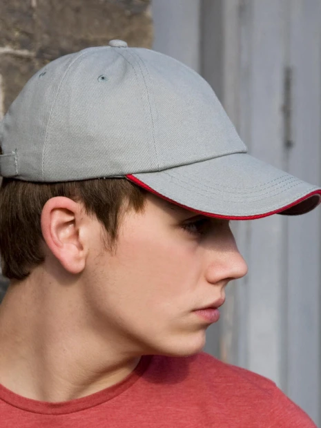 Casquettes à personnaliser RESULT Brushed Cotton Sandwich Cap 