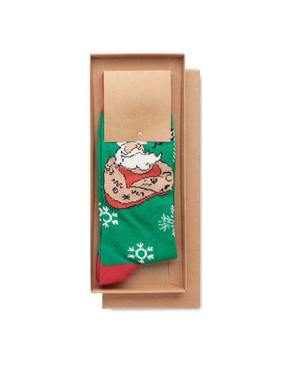 Benodigdheden 4DO Paar kerstsokken L voor bedrukking &amp; borduring