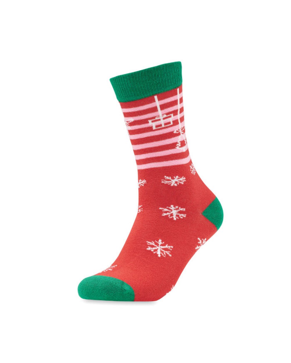 Benodigdheden 4DO Paar kerstsokken L voor bedrukking &amp; borduring