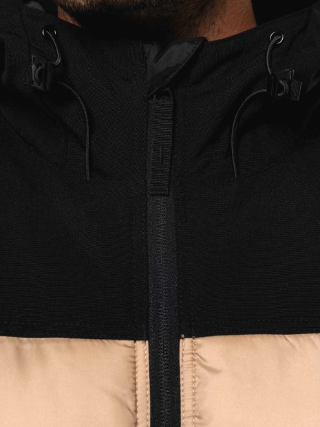 Vestes à personnaliser KARIBAN Parka matelassée à capuche bi-ton unisexe 