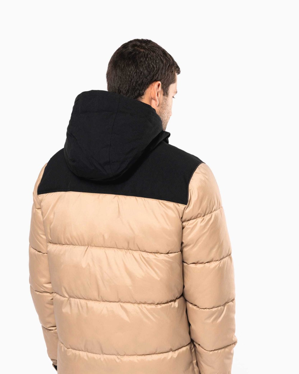 Vestes personnalisable KARIBAN Parka matelassée à capuche bi-ton unisexe