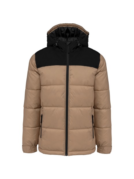 KARIBAN Parka matelassée à capuche bi-ton unisexe /api/colors/31c0bf8a-0ab0-4d18-a248-5699152ce316 personnalisable
