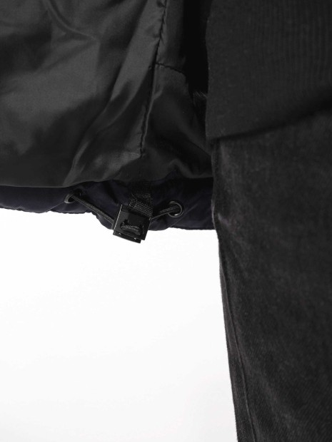 Vestes à personnaliser KARIBAN Parka matelassée à capuche bi-ton unisexe 