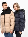Vestes à personnaliser KARIBAN Parka matelassée à capuche bi-ton unisexe 