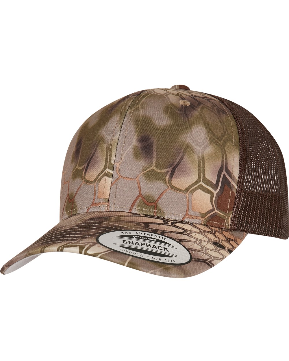 Petjes FLEXFIT YP CLASSICS® KRYPTEK® RETRO TRUCKER CAP voor bedrukking &amp; borduring