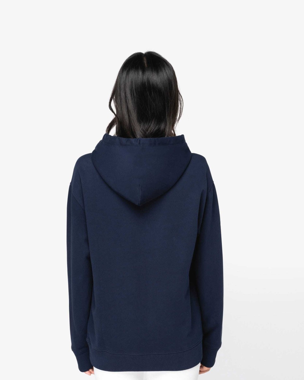 NATIVE SPIRIT Umweltfreundliches Unisex Kapuzen-Sweatshirt mit hängenden Schultern aus French Terry Sweatshirts personalisierbar