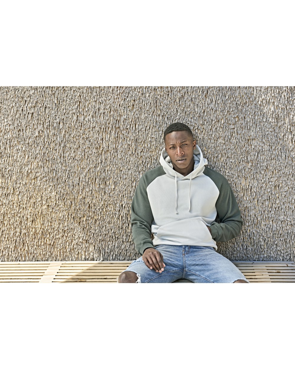 Sweat-shirts personnalisable TEE JAYS UNLABELED Two-Tone Hooded Sweatshirt