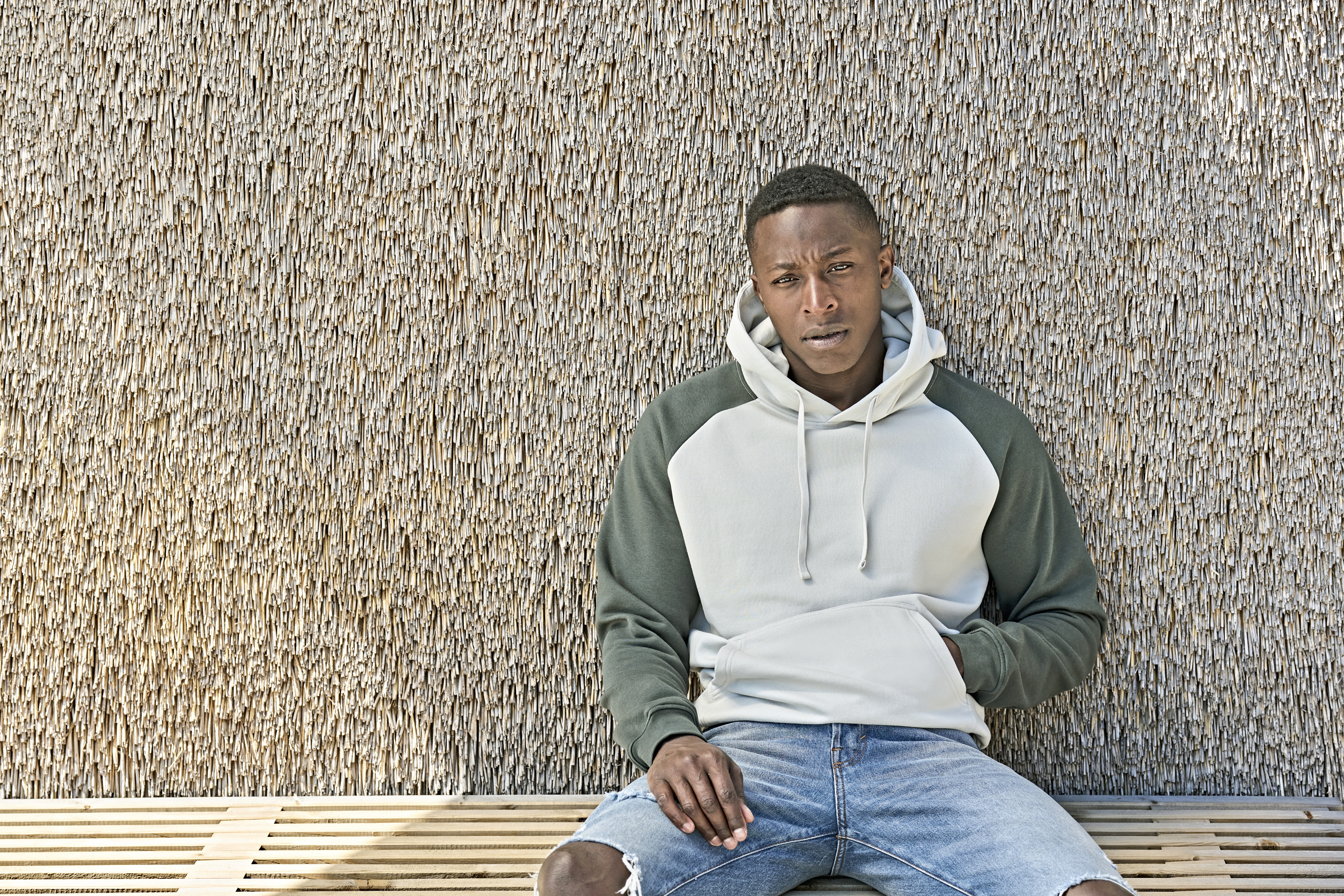 Sweat-shirts personnalisable TEE JAYS UNLABELED Two-Tone Hooded Sweatshirt