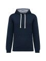 KARIBAN Sweat-shirt à capuche contrastée à motifs unisexe /api/colors/384ae616-e794-4b57-9745-9c9b9832180d personnalisable