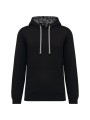 KARIBAN Sweat-shirt à capuche contrastée à motifs unisexe /api/colors/056f7b4d-a072-4df0-9254-e7f2e0e76bc3 personnalisable