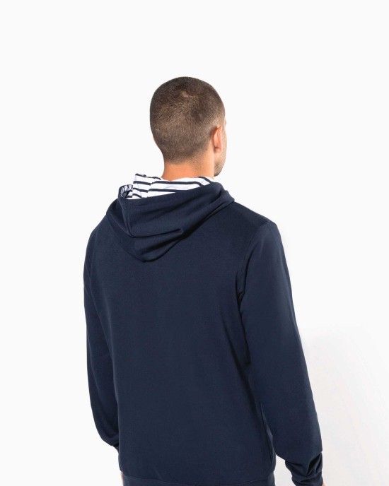 Sweat-shirts personnalisable Kariban Sweat-shirt à capuche contrastée à motifs unisexe
