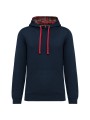 KARIBAN Sweat-shirt à capuche contrastée à motifs unisexe /api/colors/2bf46e37-3cdf-4a34-8ae6-df44ad2008a8 personnalisable