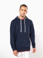Sweat-shirts à personnaliser KARIBAN Sweat-shirt à capuche contrastée à motifs unisexe 