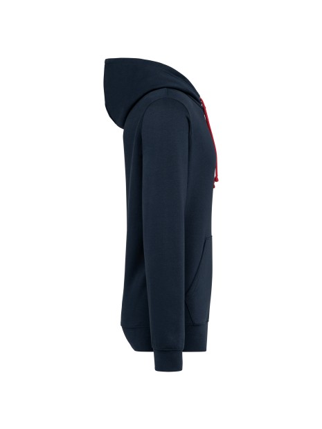 KARIBAN Sweat-shirt à capuche contrastée à motifs unisexe /api/colors/2bf46e37-3cdf-4a34-8ae6-df44ad2008a8 personnalisable