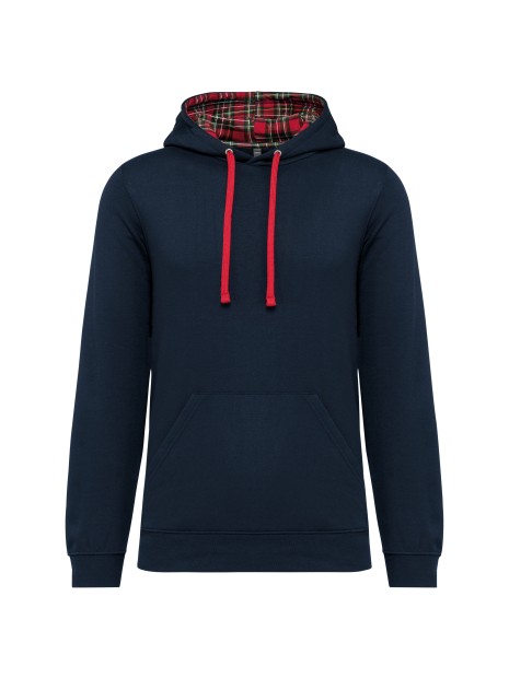 KARIBAN Sweat-shirt à capuche contrastée à motifs unisexe /api/colors/2bf46e37-3cdf-4a34-8ae6-df44ad2008a8 personnalisable