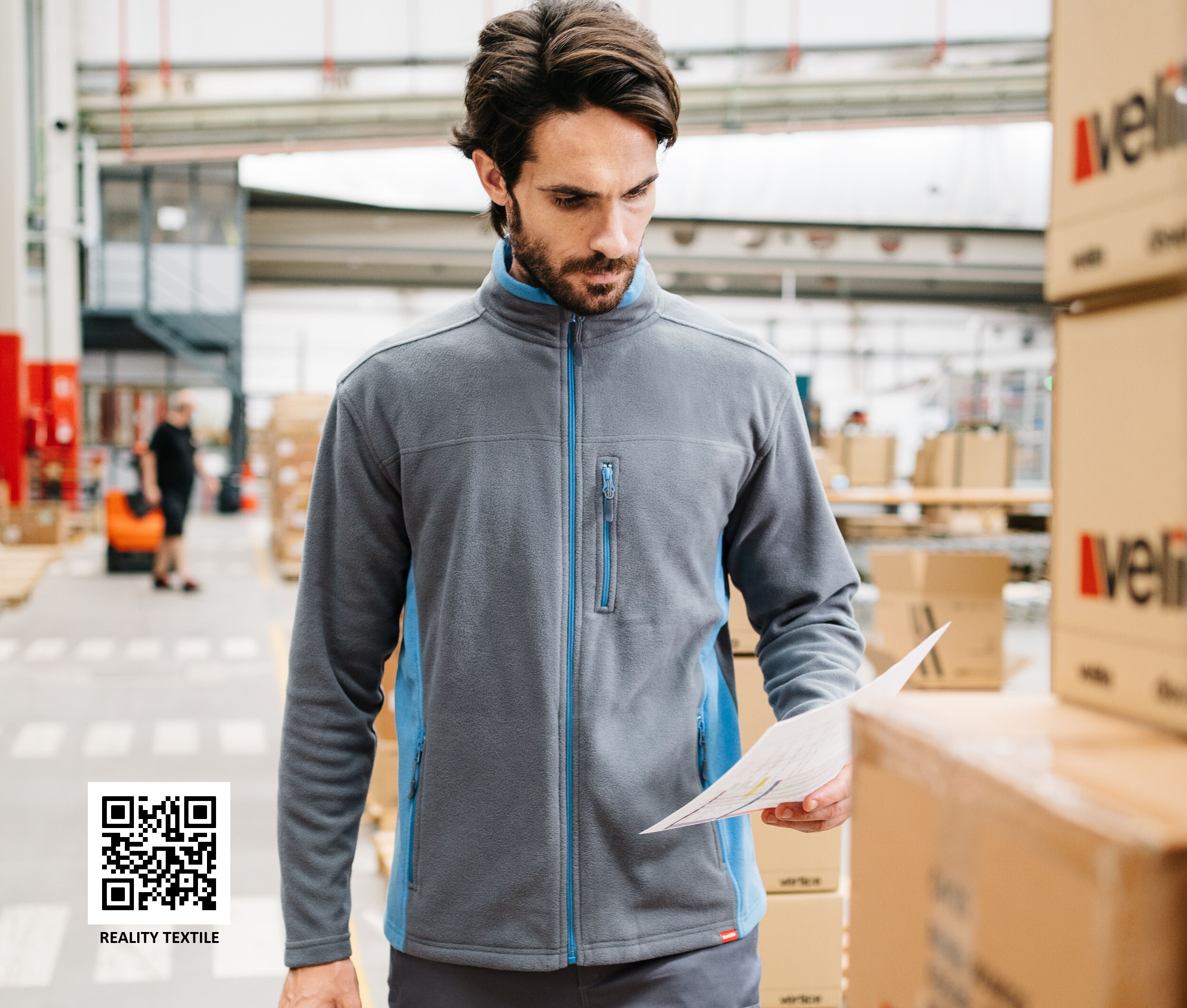 Polar Fleeces VELILLA TWO-TONE FLEECE JACKET voor bedrukking &amp; borduring