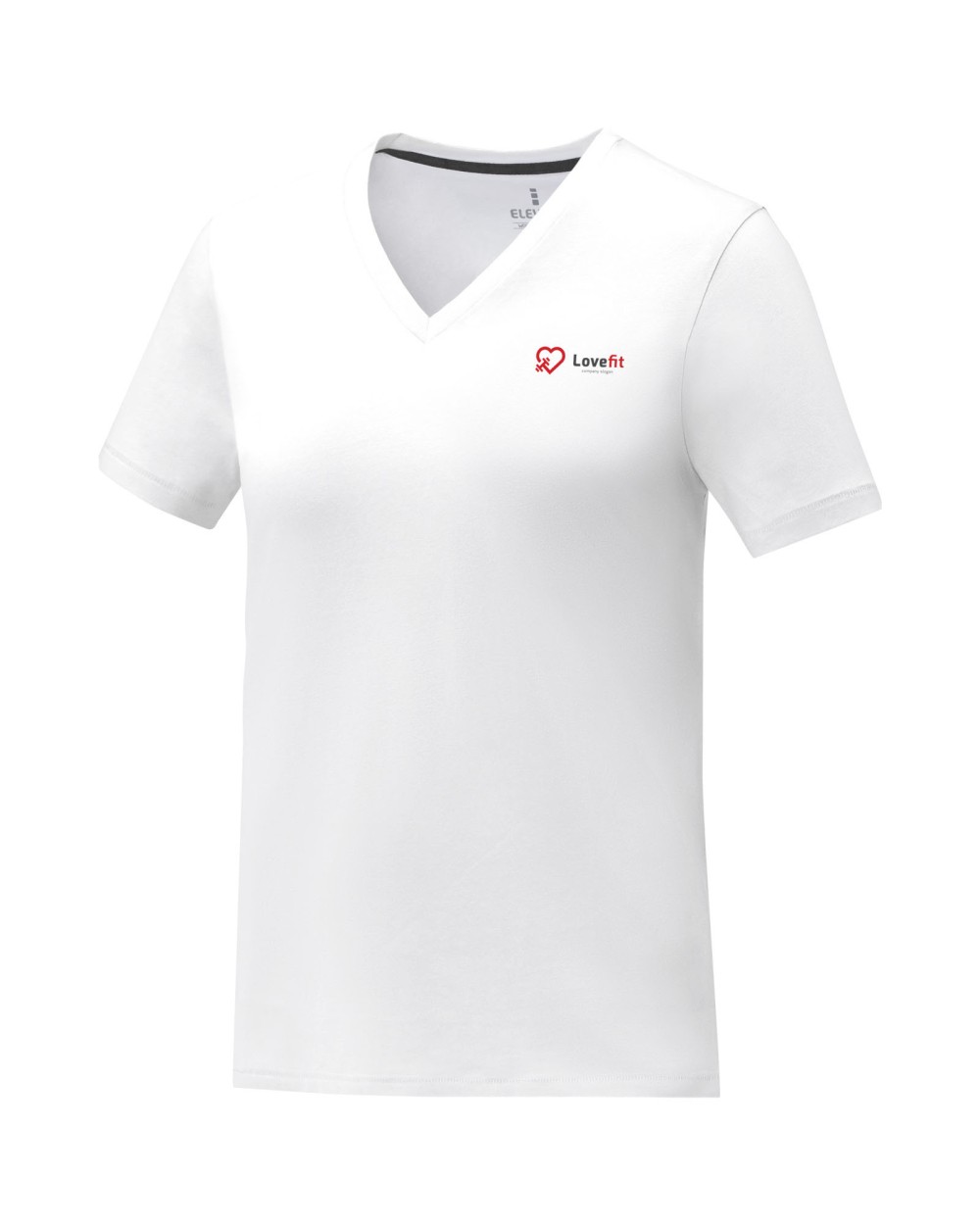 T-Shirts personnalisable ELEVATE T-shirt Somoto manches courtes col V femme 
