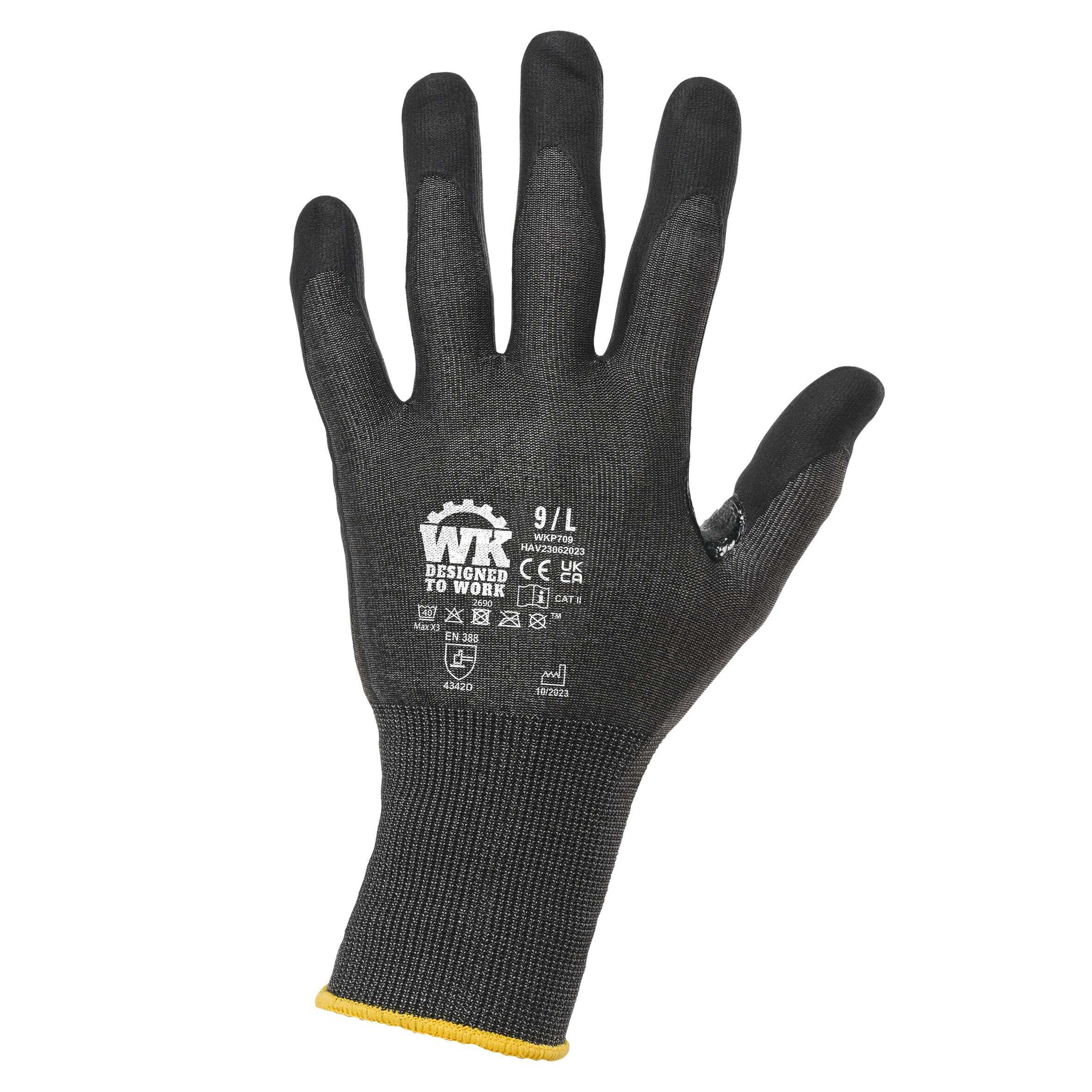 Bonnets personnalisable WK. DESIGNED TO WORK Gants tactiles de protection contre les coupures
