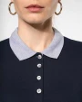 Polo's KARIBAN Piqué-damespolo tweekleurig voor bedrukking &amp; borduring