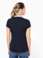 Polos à personnaliser KARIBAN Polo piqué bicolore femme 