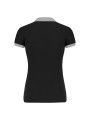KARIBAN Polo piqué bicolore femme /api/colors/6db56ab3-3ef9-426f-b9ba-22890d6bf064 personnalisable