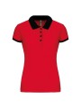 KARIBAN Polo piqué bicolore femme /api/colors/b50d1b8c-b02f-4ec6-9360-ffd14b5df30b personnalisable