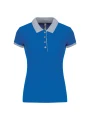 KARIBAN Polo piqué bicolore femme /api/colors/9c2c4118-a1e9-4d53-9a0d-52d16eb5c701 personnalisable
