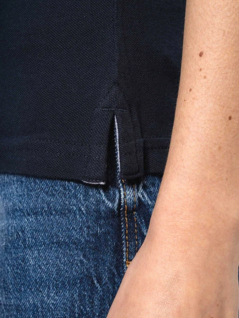 Polos à personnaliser KARIBAN Polo piqué bicolore femme 